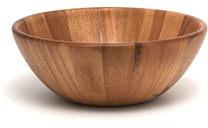 Lipper International Acacia Round Flair Bowl
