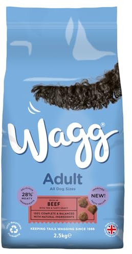 Wagg Complete Dog Food with Beef and Vegetables, 2.5kg