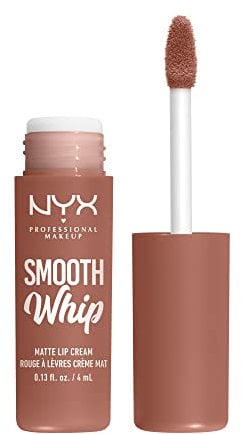 NYX Professional Makeup Flüssiger Lippenstift mit mattem Finish, Lebendige Farben mit Shea- & Kakaobutter, Farbe: Pancake Stacks