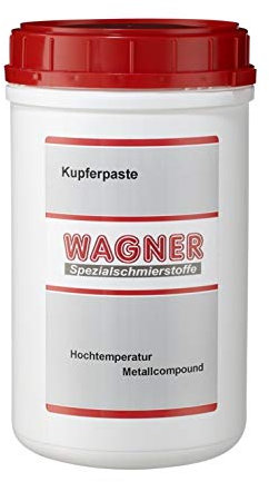 Wagner Kupferpaste - Spezialpaste für Schraubverbindungen & Gleitflächen -Hitzebeständig bis 1200°C |Kupferpaste für Bremsen&Auspuffanlagen|Radnabenpaste Ist Oxidations- & wasserbeständig (1kg)