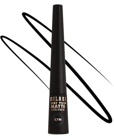 MILANI Stay Put Matte 17Hr Wear Liquid Eyeliner – Mattschwarz