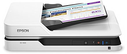 Epson DS-1630 Scanner ADF 1200 x 1200DPI A4 Noir, Blanc - Scanners (216 x 355 mm, 1200 x 1200 DPI, 30 bit, 30 bit, 8 bit, 25 ppm)