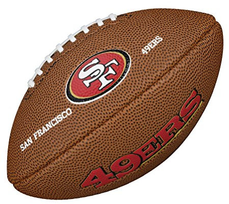 Wilson NFL Team Logo Mini San Francisco 49ers American Football, Braun, Größe Mini