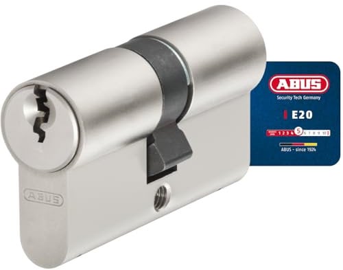 ABUS Profilzylinder E20NP 30/40 - Türschloss für Sicherheit an Haus- und Wohnungstüren inkl. 3 Schlüssel - ABUS Sicherheitslevel 5