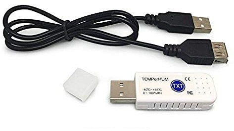 BW Termómetro higrómetro USB Gadget para PC con sensor Hid TEMPerHUM grabador de humedad