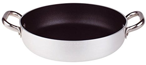 Aluminio Y teflón Cacerola con Asas de Acero Agnelli cm.24 cod.ALSA110S24