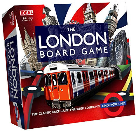 IDEAL, The London Board Game: The Classic Race Game Through London's Underground!, Classic Board Games, for 2-6 Players, Ages 7+