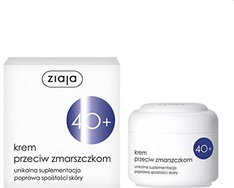Ziaja Anti-Falten-Creme feuchtigkeitsspendend, Tag 40 + 50 ml, von Ziaja // KREM NAWIL?AJ?CY PRZECIW ZMARSZCZKOWY 40+ DZIE? 50 ml Ziaja