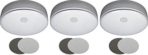 Smartwares 10-Jahres- VDs Rauchmelder mit Magnethalter, 3er Set, Q Zertifiziert, RM218SET/3