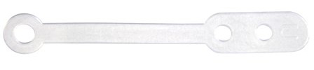 Comair 3011645 Ersatzbänder Silikon, 50er, Beutel flach/kurz hitzebeständig, 7.3 cm