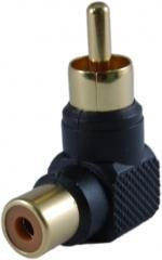 RCA Adaptador de ángulo recto, hembra a macho (codo). Productos de audio/vídeo, productos de audio y vídeo