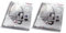10 X LEITZ Sichthülle A4 PVC Fenster unten 4053-00-00