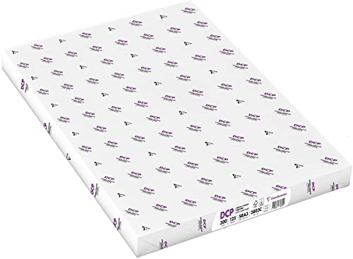 Clairefontaine 4 Stück Kopierpapier 125 Blatt Papier DCP 300 g SRA3 450 x 320 mm FSC zertifiziert, weiß