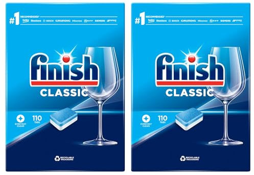 2x Finish Classic 110 Tabs Megapack - No. 1 Recommended Dishwasher Tablets