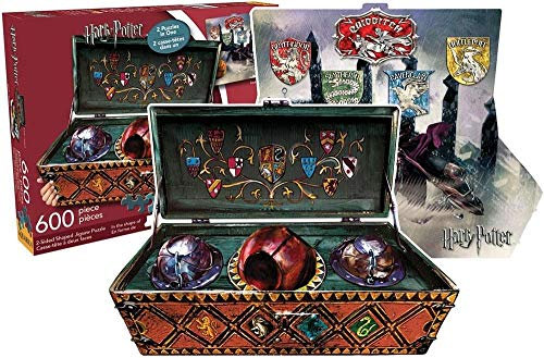 Aquarius Harry Potter Quidditch-Set (2-seitig, geformtes Puzzle)