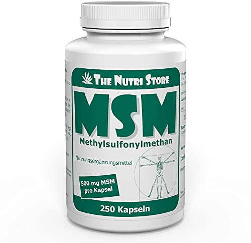 MSM 500 mg Methylsulfonylmethan Kapseln 250 Stk