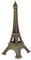 sourcing map Metall Eiffelturm Kunsthandwerk Vintage Stil Mini Eiffelturm Frankreichs Figur Statue Modell Ornament 5 Zoll