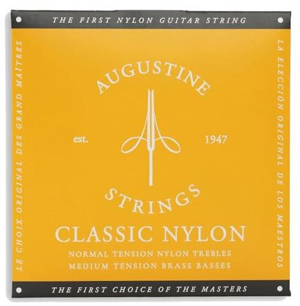 Augustine Cuerdas para Guitarra Clásica, Oro (Gold Label), A5, 1 unidad
