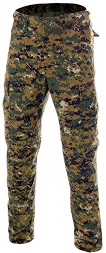 MFH BDU Kampfhose Ripstop Digital Woodland Größe L