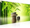 Runa Art Tableau Decoration Murale Feng Shui Des Pierres 1 Partie Moderne Toile non tissée Salon Salle Bambou Spa Vert 501912a