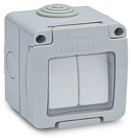Famatel M122192 - Conmutador doble estanco 10a