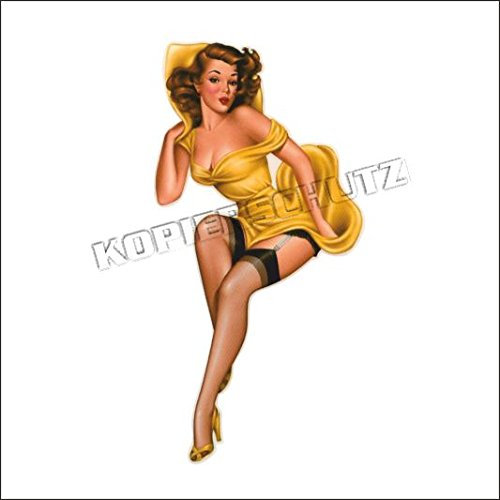 596 Pin-Up Aufkleber Sticker