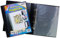 6 X Tiger A3 deluxe portrait 4-D ring binder folder file art black presentation portfolio + 5 sleeves