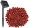 KEEDA Solar Lichterkette Außen, 72ft 200 LED 8 Lichtmodus,Wasserdicht Weihnachtsbaum Lichterketten, Solar Beleuchtung für Weihnachten,Garten,Terrasse, Party (Rot)