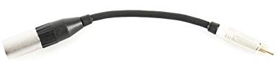 Adapterkabel Cinch | XLR 0,2m XLR M -> male