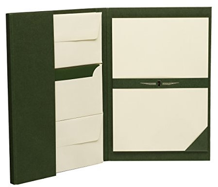 Rössler Papier 1024831008 - Paper Royal - Briefpapiermappe DIN A4/DL, 25/25, grün/chamois gerippt