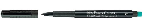 Faber Castell Multimark Permanentmarker, Medium, Schwarz, 10 Stück