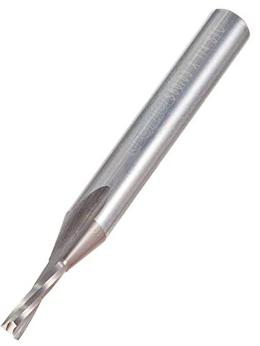 Trend Professional Acrylic Spiral Up-Cut Router Cutter, 1/4 Inch Shank, 3mm Cut Diameter & 12mm Cut Length, Solid Tungsten Carbide, S60/03X1/4STC