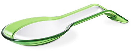 Omada Design Poggiamestolo Scomponibile, Made in Italy, Lavabile in Lavastoviglie, Linea Trendy, Colore Verde/Bianco