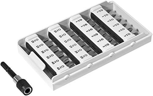 Festool Bit-Sortiment BITS + BHS 60 CE TL 24x (mit Bit PH 1, PH 2, PH 3, PZ 1, PZ 2, PZ 3, TX 10, TX 15, TX 20, TX 25, TX 30, TX 40, Schnellwechsel-Bithalter )