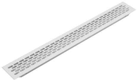 KITCHEN WORKTOP / PLINTH HEAT VENT GRILL ALUMINIUM 480 x 60 mm by ! ! ! High Quality From GTV ! ! !