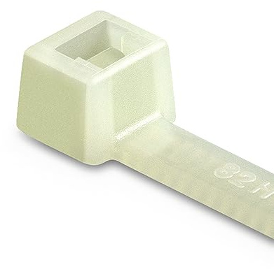 HELLERMANNTYTON 111-03219 Polyamide Transparent 100pièce Tie Hook and Loop Cable Ties Straps (15 cm x 3.5 mm, 1.2 mm, 100 piece (S) (S))