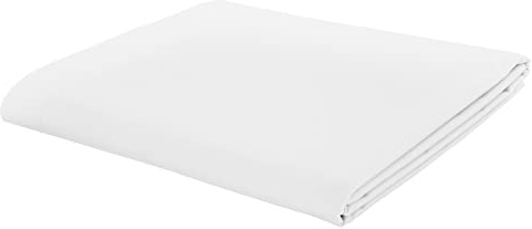 Catherine Lansfield Easy Iron Percale Combed Double Flat Sheet White