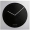 Jacob Jensen - Wanduhr, Uhr - Farbe: Silber/Schwarz - Aluminium - 35 x 35 cm - zeitloses dänisches Design