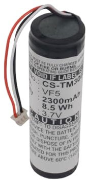 2300mAh Battery for Tomtom Go 300, Go 400, Go 500, Go 530, Go 910, Go 4D00.001