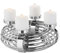 Fink Dekokranz 4flammig Ventura | vernickelt - D 40 cm, H 16 cm