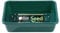 Elixir Gardens Heavy-Duty Plastic Half Size Seed Trays for Germination & Planting Propagation with Base Drainage Holes | Various Quantites 1-100 | Half Size Green (G18G) x 10