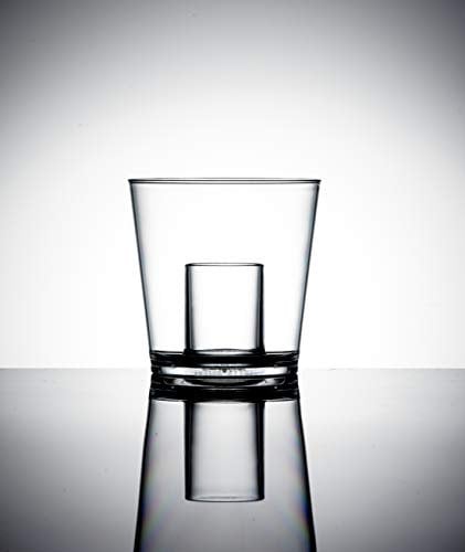 Virtually Unbreakable Polycarbonate Plastic Bomb Shot Glass - Pack of 4