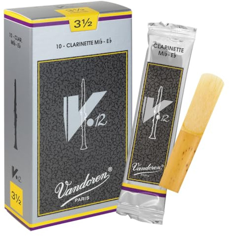 Vandoren CR6135 Eb Clarinet V.12 Reeds Strength 3.5; Box of 10