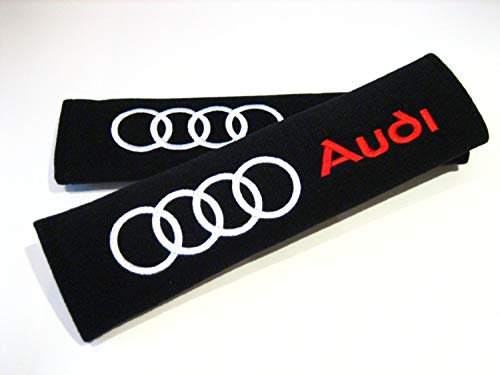 Coussinets style racing pour ceinture de sécurité A3 A4 A5 A6 TT RS Quattro Q3 Q5 Q7 avant Turbo Allroad E-tron A8 RS4 R8 RS6 RS8 A1 Q2.