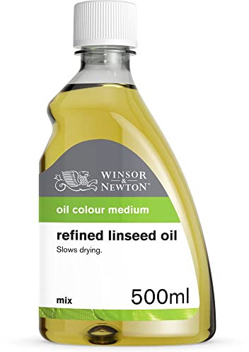 Winsor & Newton - Aceite de linaza refinado (500 ml)