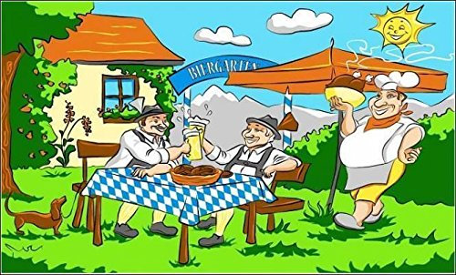 U24 Fahne Flagge Biergarten 90 x 150 cm
