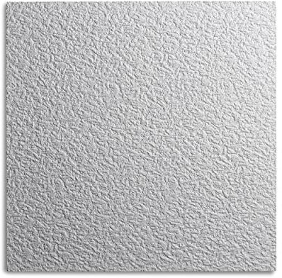 DECOSA Dalle de plafond AP103 (Gent) - polystyrène - blanc - effet crépi - 50 x 50 cm - 10 sachets (=20 m2)