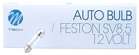 M-Tech Z33 Lamp SV8.5 – 8 12 V/5 W T 11 x 36 °C5 W, Set of 10