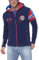 Nebulus Herren Fleecejacke Kinley, warme Fleece Jacke, mit langem Full-Zip Reißverschluss, Navy - S