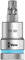 Wera 05003836001 8767 C HF TORX Embouts à douille TORX HF Zyklop à emmanchement 1/2 avec fonction de retenue, TX 50 x 60 mm, Argent/cyan